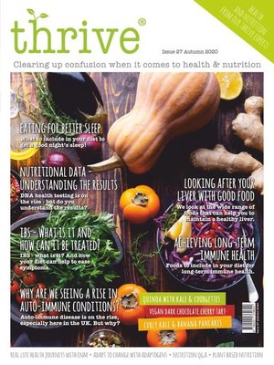 cover image of Thrive Health & Nutrition Magazine